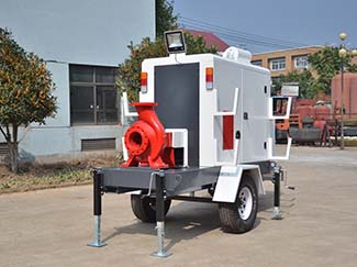 拖车式移动泵车